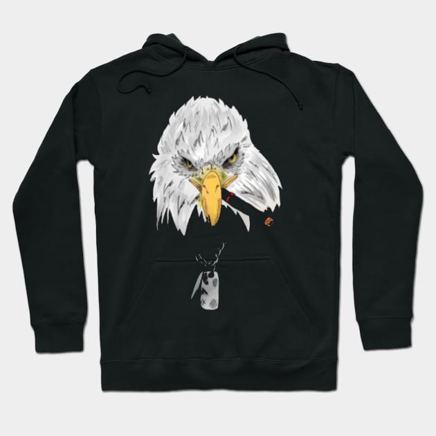 The Smoking Eagle Hoodie by immigrantaf